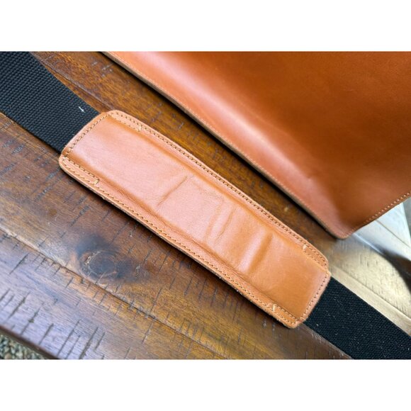 Jack Spade Brown Leather Messenger Bag / Brown Leather Messenger Bag - Picture 6 of 12
